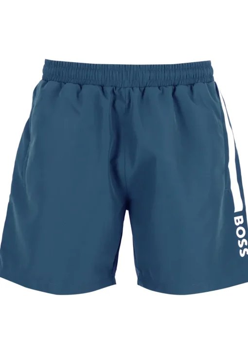 HUGO BOSS Dolphin swim shorts, heren zwembroek, middenblauw