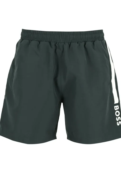 HUGO BOSS Dolphin swim shorts, heren zwembroek, donkergrijs
