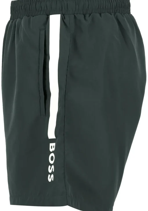 HUGO BOSS Dolphin swim shorts, heren zwembroek, donkergrijs