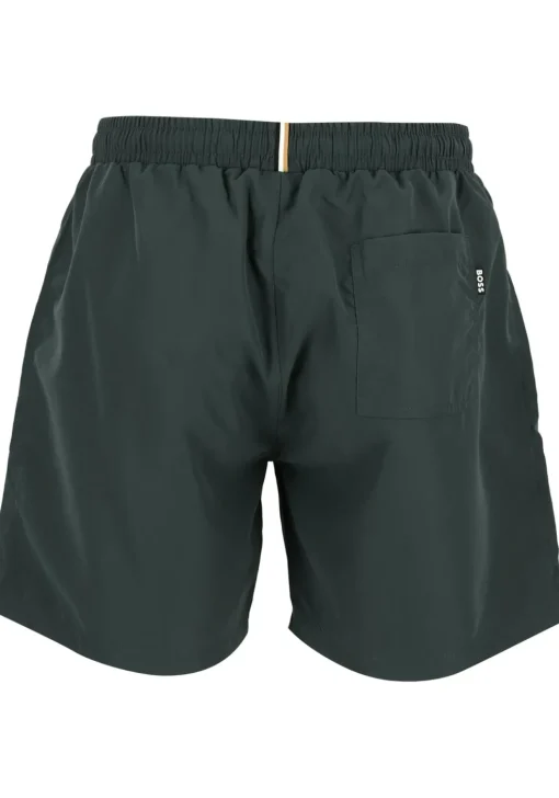 HUGO BOSS Dolphin swim shorts, heren zwembroek, donkergrijs