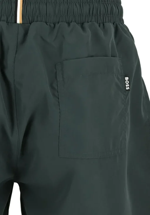 HUGO BOSS Dolphin swim shorts, heren zwembroek, donkergrijs