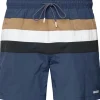 HUGO BOSS Louis swim shorts, heren zwembroek, navy blauw gestreept