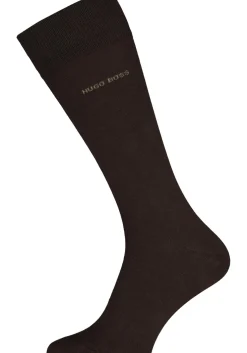 HUGO BOSS Marc uni (1-pack), herensokken katoen, donkerbruin