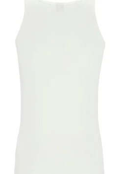 HUGO BOSS Modern stretch tanktops slim fit (2-pack), heren singlets O-hals, wit