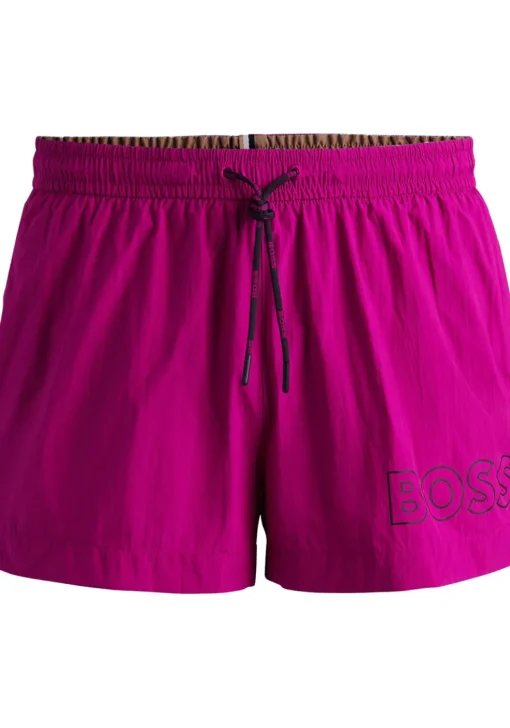 HUGO BOSS Mooneye swim shorts, heren zwembroek, middenroze