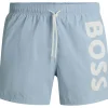 HUGO BOSS Octopus swim shorts, heren zwembroek, lichtblauw