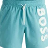 HUGO BOSS Octopus swim shorts, heren zwembroek, lichtblauw