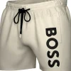 HUGO BOSS Octopus swim shorts, heren zwembroek, wit