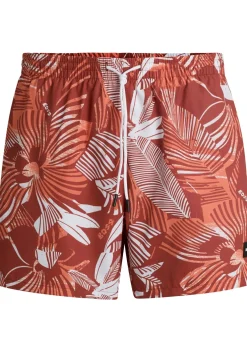 HUGO BOSS Piranha swim shorts, heren zwembroek, fel oranje dessin