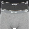 HUGO BOSS Power boxer briefs (3-pack), heren boxers normale lengte, grijs, grijs, zwart