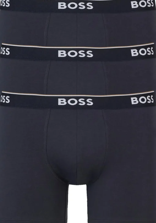 HUGO BOSS Power boxer briefs (3-pack), heren boxers normale lengte, navy
