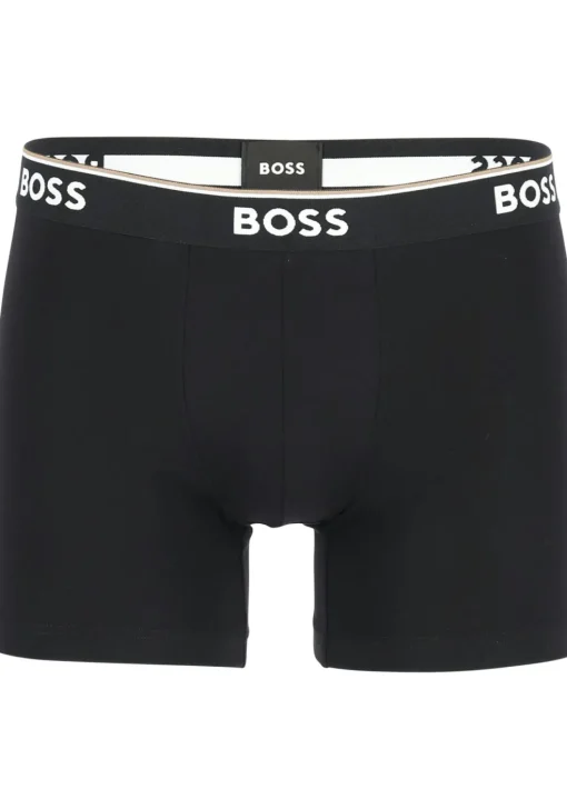HUGO BOSS Power boxer briefs (3-pack), heren boxers normale lengte, grijs, grijs, zwart