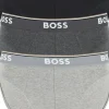 HUGO BOSS Power briefs (3-pack), heren slips, grijs, grijs, zwart