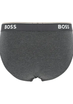HUGO BOSS Power briefs (3-pack), heren slips, grijs, grijs, zwart