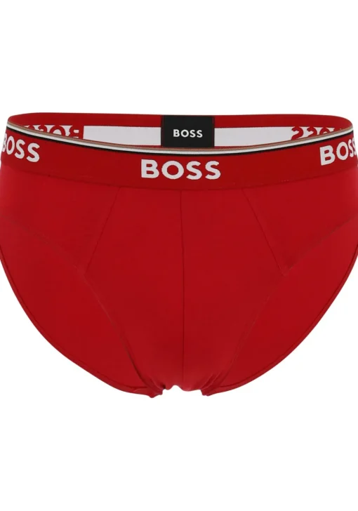 HUGO BOSS Power briefs (3-pack), heren slips, rood, blauw, zwart