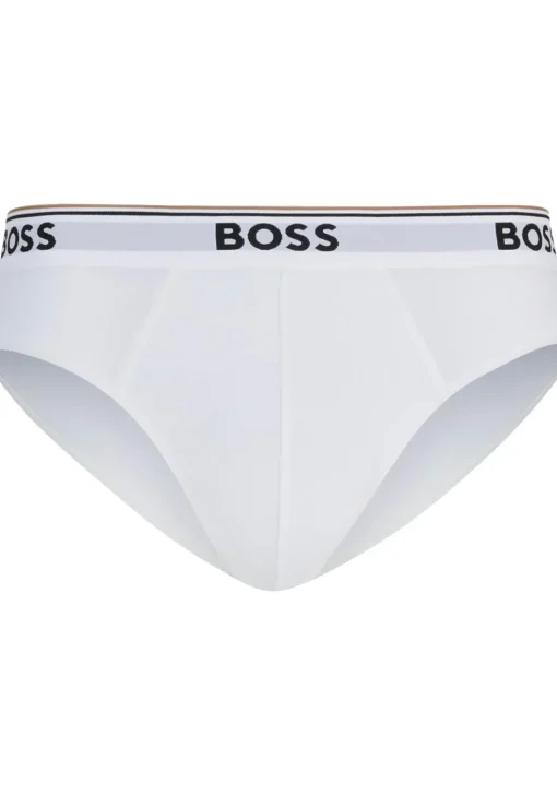 HUGO BOSS Power briefs (3-pack), heren slips, wit