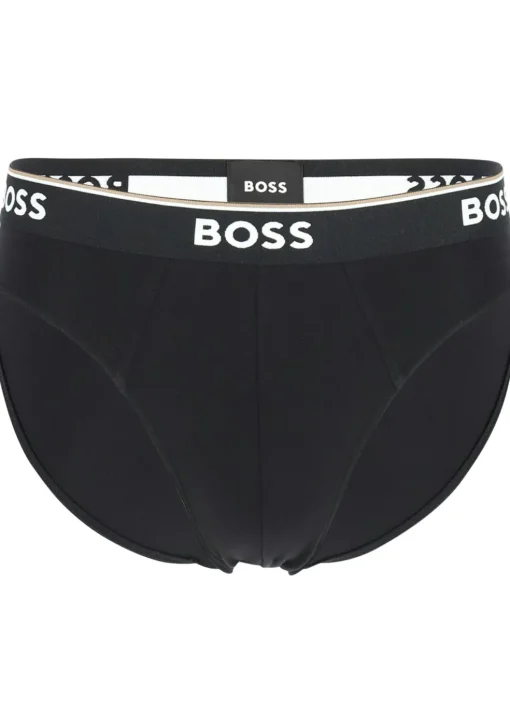 HUGO BOSS Power briefs (3-pack), heren slips, grijs, grijs, zwart
