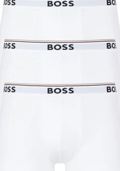HUGO BOSS Power trunks (3-pack), heren boxers kort, wit