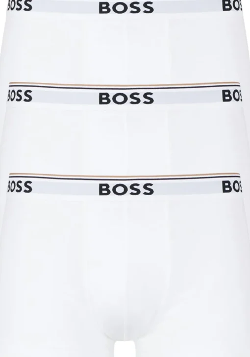 HUGO BOSS Power trunks (3-pack), heren boxers kort, wit