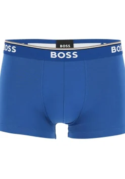 HUGO BOSS Power trunks (3-pack), heren boxers kort, rood, kobalt, zwart