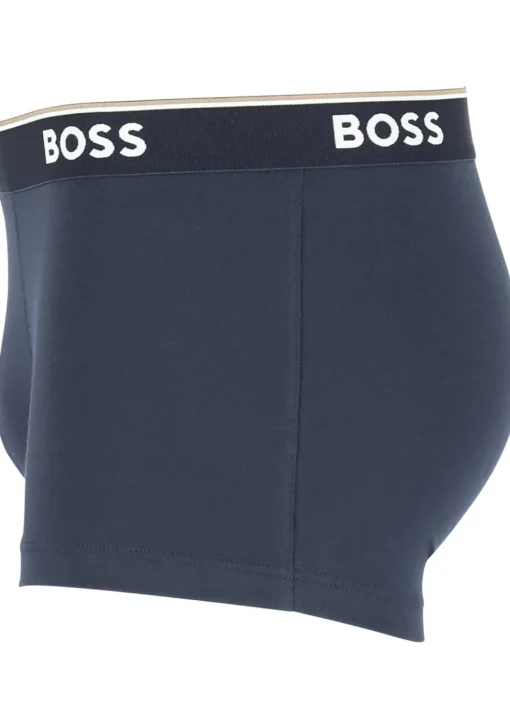 HUGO BOSS Power trunks (3-pack), heren boxers kort, navy, blauw, grijs