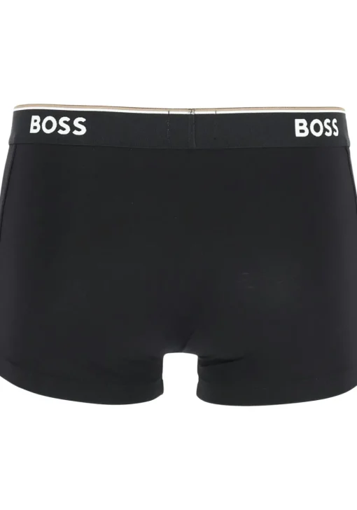 HUGO BOSS Power trunks (3-pack), heren boxers kort, grijs, grijs, zwart