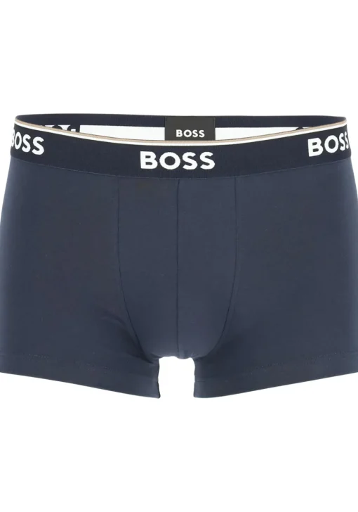 HUGO BOSS Power trunks (3-pack), heren boxers kort, navy, blauw, grijs