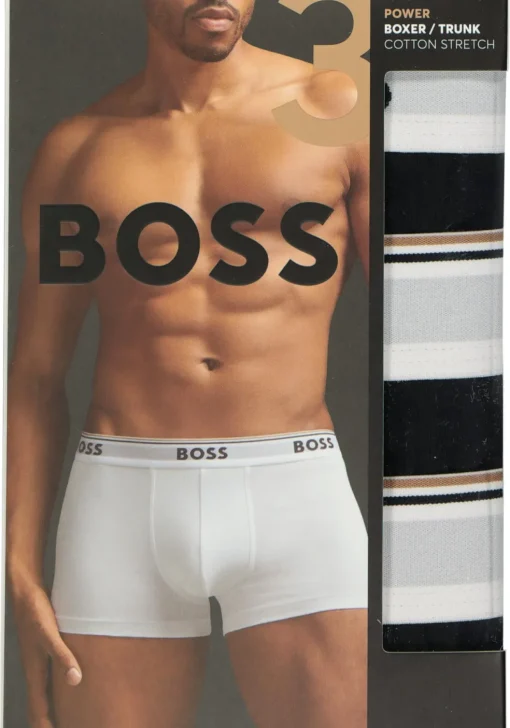 HUGO BOSS Power trunks (3-pack), heren boxers kort, zwart