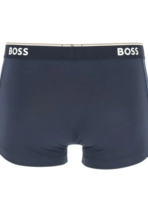 HUGO BOSS Power trunks (3-pack), heren boxers kort, navy, blauw, grijs