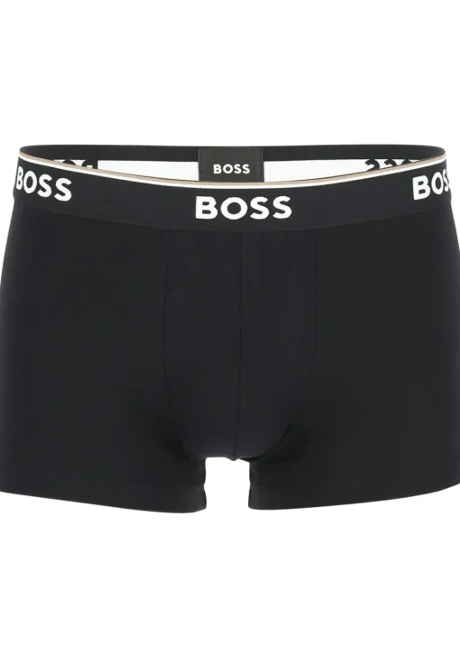 HUGO BOSS Power trunks (3-pack), heren boxers kort, grijs, grijs, zwart