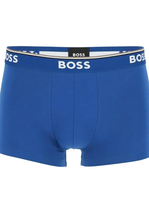 HUGO BOSS Power trunks (3-pack), heren boxers kort, navy, blauw, grijs