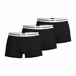 HUGO BOSS Revive trunks (3-pack), heren boxers kort, zwart