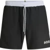 HUGO BOSS Starfish swim shorts, heren zwembroek, donkergrijs