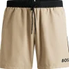 HUGO BOSS Starfish swim shorts, heren zwembroek, licht beige