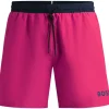 HUGO BOSS Starfish swim shorts, heren zwembroek, middenroze