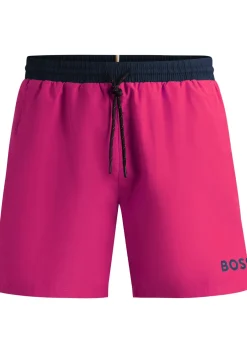 HUGO BOSS Starfish swim shorts, heren zwembroek, middenroze
