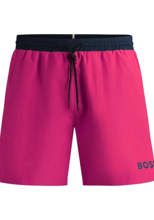HUGO BOSS Starfish swim shorts, heren zwembroek, middenroze