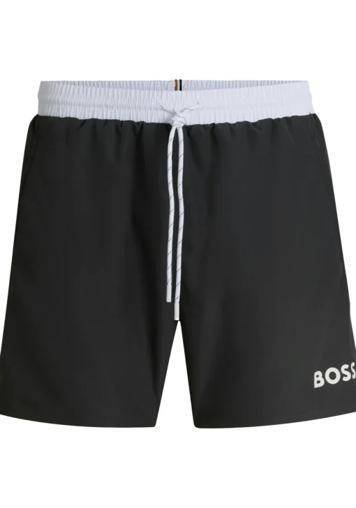 HUGO BOSS Starfish swim shorts, heren zwembroek, donkergrijs