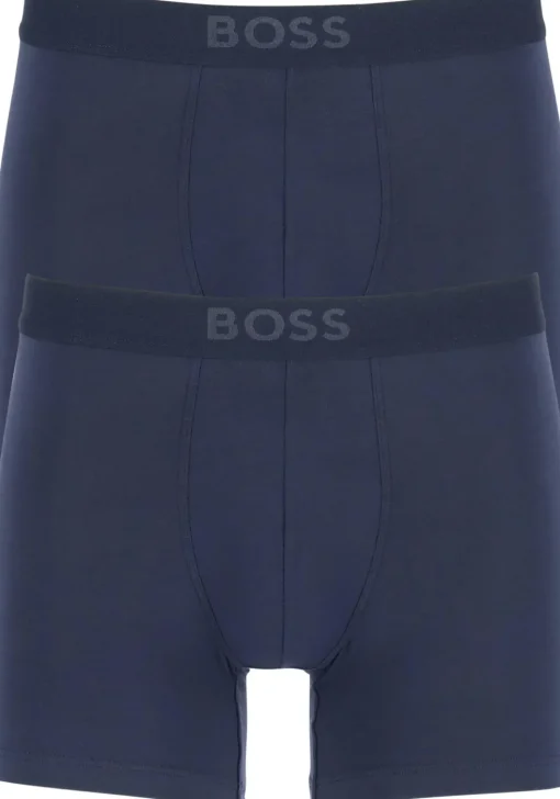 HUGO BOSS Ultrasoft boxer briefs (2-pack), heren boxers normale lengte modal, blauw