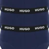 HUGO hipster briefs (3-pack), heren slips, blauw