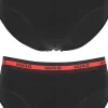 HUGO hipster briefs (2-pack), heren slips, zwart
