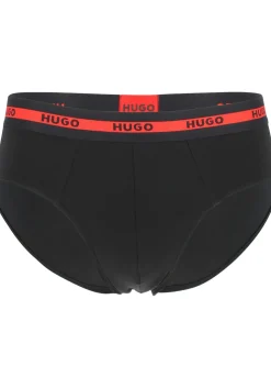 HUGO hipster briefs (2-pack), heren slips, zwart