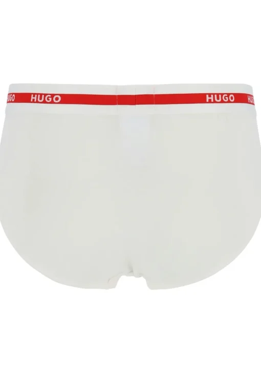 HUGO hipster briefs (2-pack), heren slips, wit