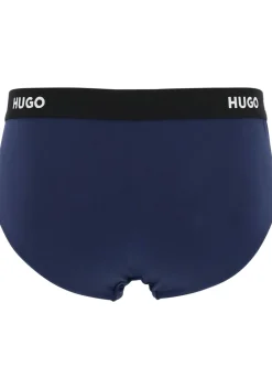 HUGO hipster briefs (3-pack), heren slips, blauw