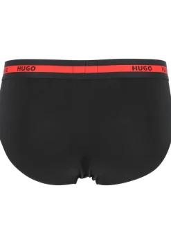 HUGO hipster briefs (2-pack), heren slips, zwart