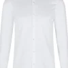 HUGO Kason slim fit overhemd, twill, wit