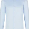HUGO Kason slim fit overhemd, twill, blauw