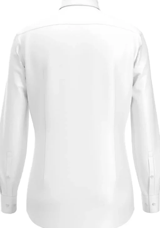 HUGO Kason slim fit overhemd, twill, wit