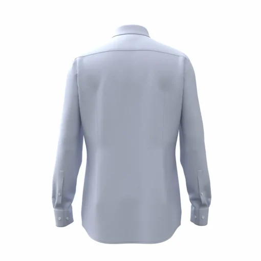 HUGO Kason slim fit overhemd, twill, blauw