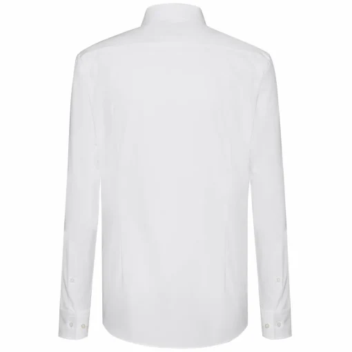 HUGO Kenno slim fit overhemd, popeline, wit